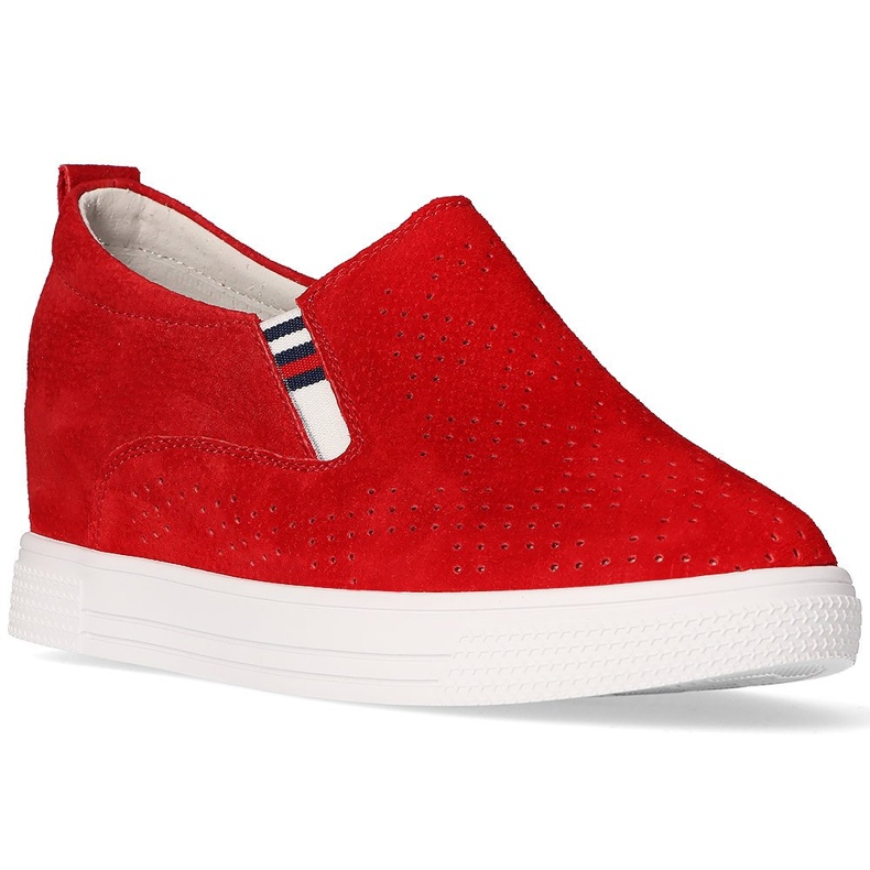 Chaussures en cuir rouge Filippo DP1356 / 21 Rd Chaussures en cuir rouge Filippo DP1356 / 21 Rd