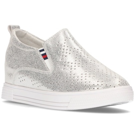 Chaussures en cuir Filippo DP1356 / 21 Si argent Chaussures en cuir Filippo DP1356 / 21 Si argent