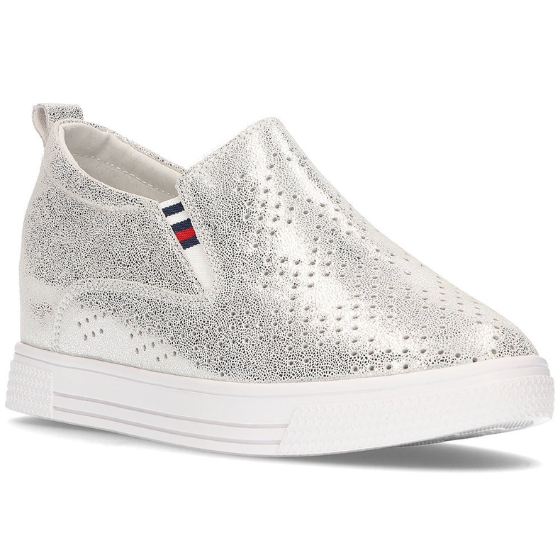 Chaussures en cuir Filippo DP1356 / 21 Si argent Chaussures en cuir Filippo DP1356 / 21 Si argent