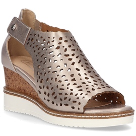 Sandales compensées Filippo DS2074/21 Go dorées d'or