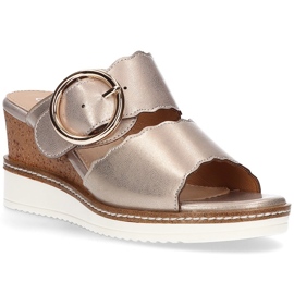Chaussons dorés sur la cale Filippo DK2078/21 Go d'or