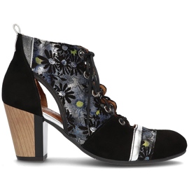 Chaussures en cuir Filippo 03938-01 Noir le noir