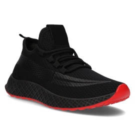 Baskets pour hommes Filippo MTN2179 / 21 Bk Rd noires le noir