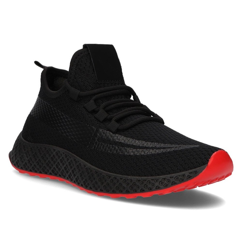 Baskets pour hommes Filippo MTN2179 / 21 Bk Rd noires le noir