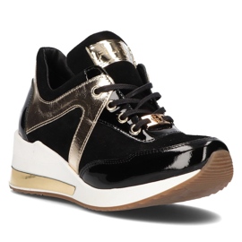 Baskets en cuir Filippo 086 noir