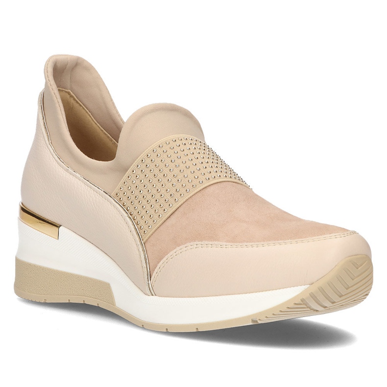 Baskets en cuir Filippo 089 beige Baskets en cuir Filippo 089 beige