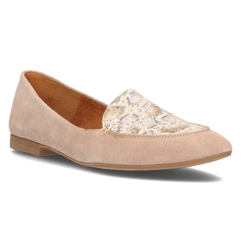 Mocassins en cuir Filippo 04958 beige