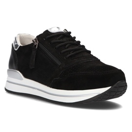 Baskets en cuir Filippo DP2049/21 Bk noir le noir