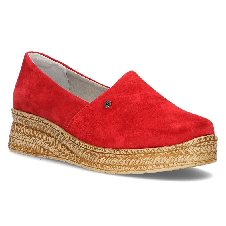 Chaussures en cuir rouge Filippo DP2164 / 21 Rd Chaussures en cuir rouge Filippo DP2164 / 21 Rd