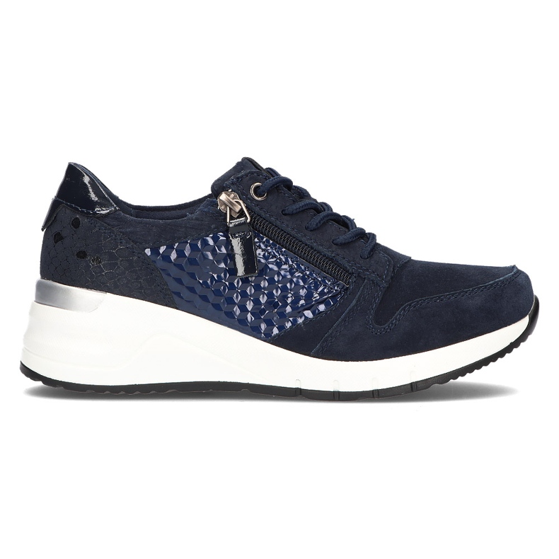 Baskets en cuir Filippo DP2052/21 Nv bleu marine