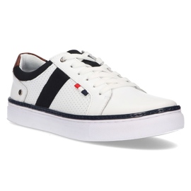Chaussures en cuir Filippo MP2330 / 21 Wh blanc