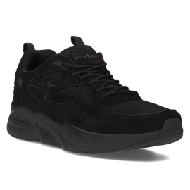 Baskets en cuir Filippo MSP2116/21 Bk noir le noir