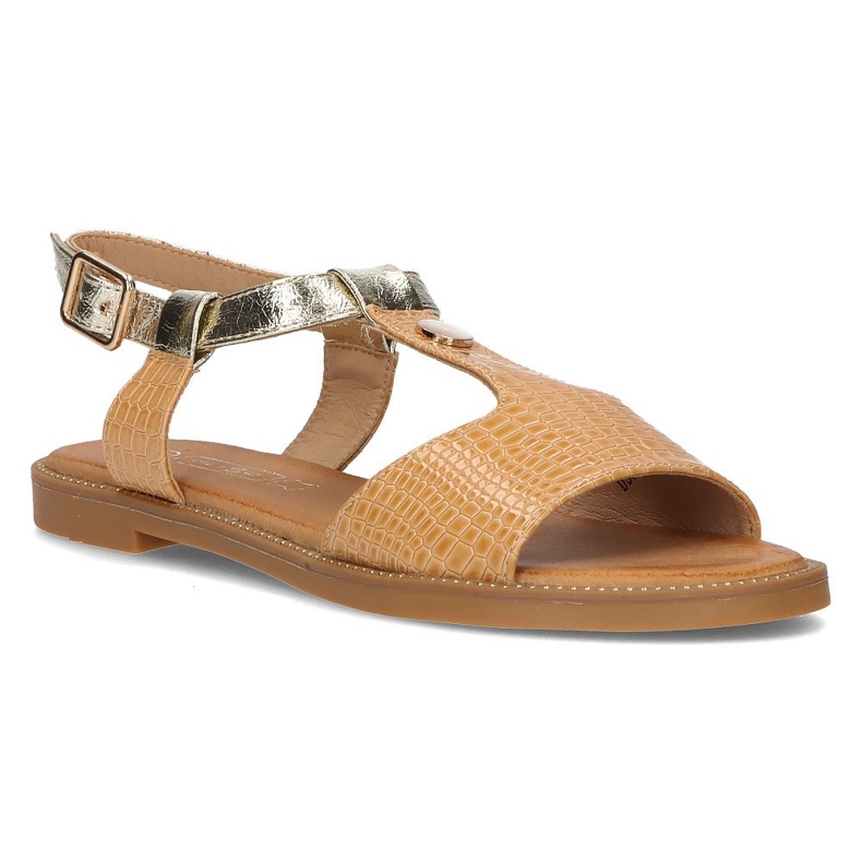 Filippo DS2099/21 Be sandales beiges d'or