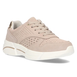 Baskets en cuir Filippo DP2156/21 Be beige