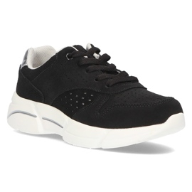 Baskets en cuir Filippo DP2156/21 Bk noir le noir