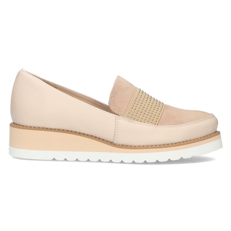 Chaussures en cuir Filippo 091 beige