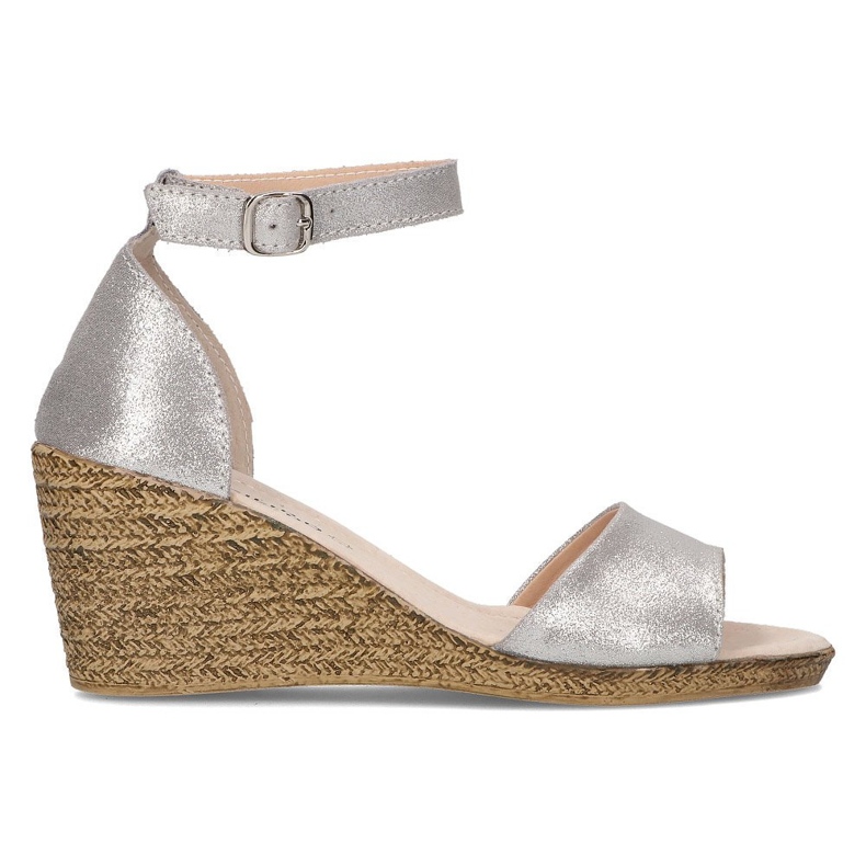 Sandales en cuir Filippo DS2137/21 Si argent