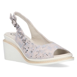 Sandales en cuir Filippo DS2150/21 Si argent