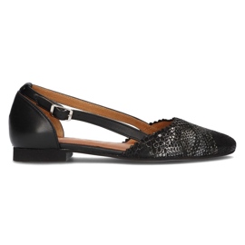 Chaussures en cuir Filippo 4972A noir
