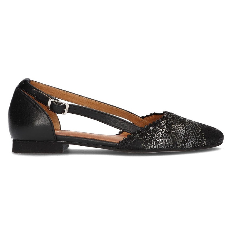 Chaussures en cuir Filippo 4972A noir le noir