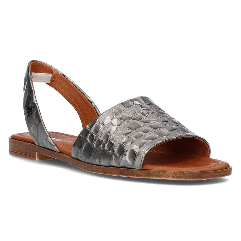 Sandales en cuir Filippo 40215 gris