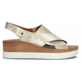 Sandales en cuir Filippo 40256 or doré