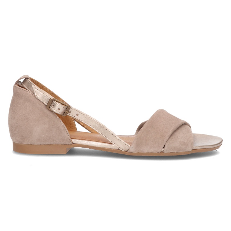 Sandales en cuir Filippo 04614-04 / 00-5 beige