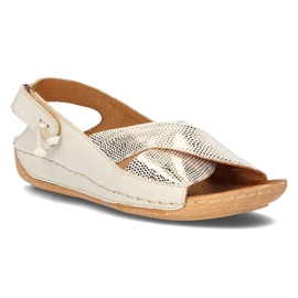 Sandales en cuir Filippo 00994-37 / 00-5 écru