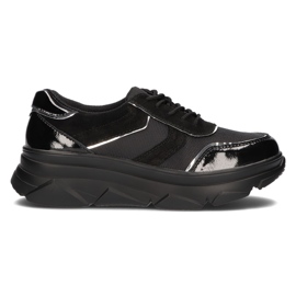 Baskets à lacets en cuir Filippo DP3178/21 Bk noir le noir Baskets à lacets en cuir Filippo DP3178/21 Bk noir le noir