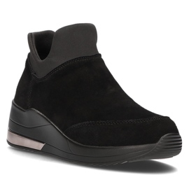 Bottes en cuir Filippo DBT3029 / 21 Bk noir