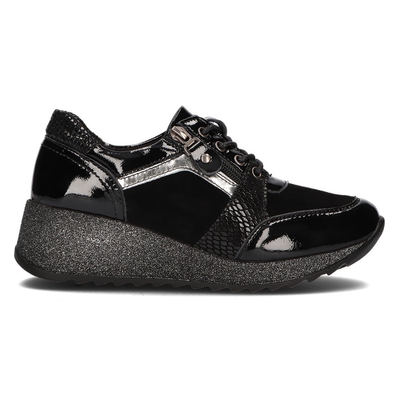 Baskets en cuir Filippo DP3189/21 Bk noir le noir