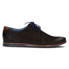 Chaussures en cuir Filippo 1757 noir