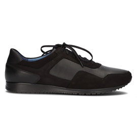 Chaussures en cuir Filippo 1755 noir le noir