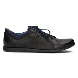 Chaussures en cuir Filippo 1703 noir le noir