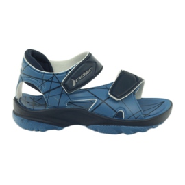 Sandales bleues Rider velcro chaussures pour enfants bleu marin Sandales bleues Rider velcro chaussures pour enfants bleu marin