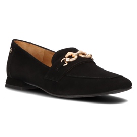 Mocassins en cuir Filippo 05313 noir