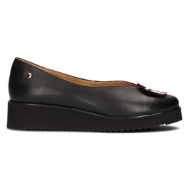 Chaussures en cuir Filippo 05315B noir le noir