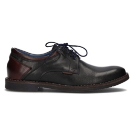 Chaussures en cuir Filippo 1630 noir le noir
