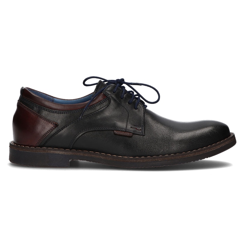 Chaussures en cuir Filippo 1630 noir le noir