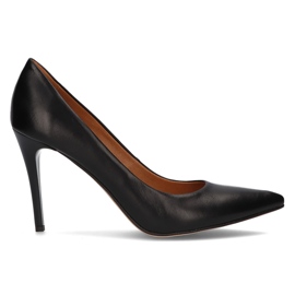 Escarpins Filippo 956 en cuir noir le noir
