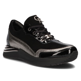 Baskets en cuir Filippo 120 noir
