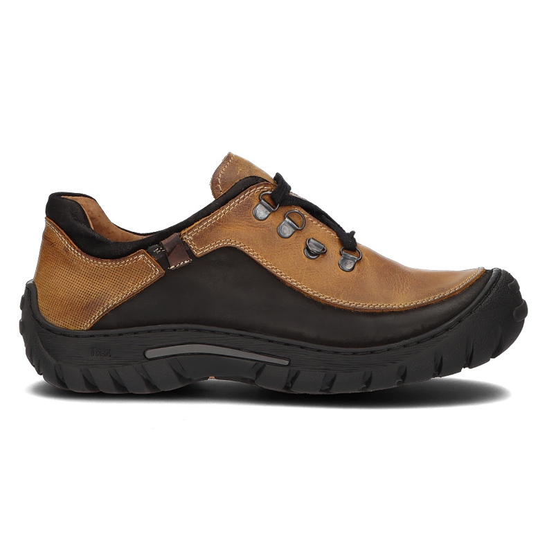 Chaussures en cuir Filippo 917 moutarde brun