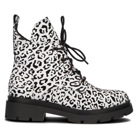 Filippo DBT3071 / 21 Wh bottes blanches noir