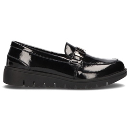 Chaussures en cuir Filippo DP3204 / 21 Bk noir