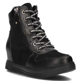 Bottes en cuir Filippo DBT3148 / 21 Bk Noir le noir