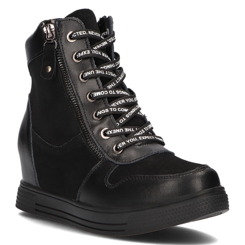Bottes en cuir Filippo DBT3148 / 21 Bk Noir le noir