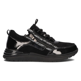Baskets en cuir Filippo DP3149/21 Bk noir le noir