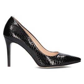 Escarpins en cuir Filippo 1555 Noir le noir