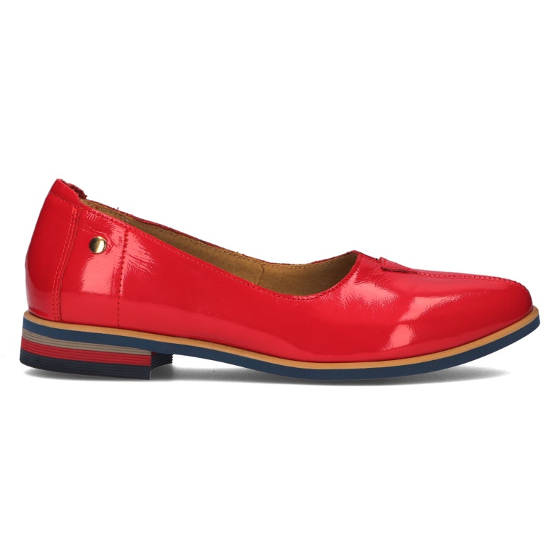 Chaussures en cuir Filippo 05035 Rouge