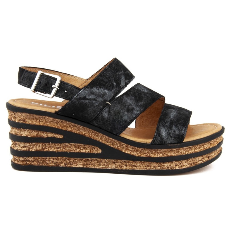 Sandales Filippo 513 Czarny Mazan le noir
